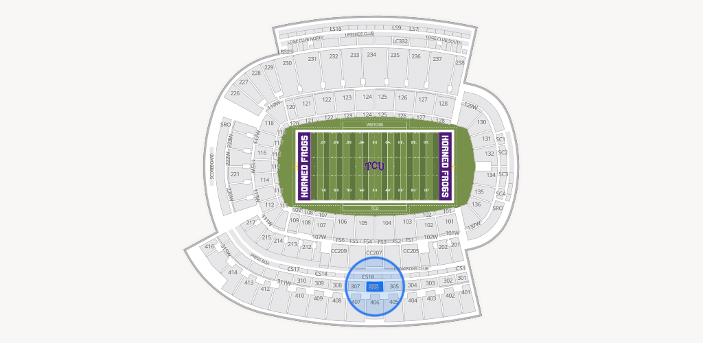Amon G. Carter Stadium Seating Chart