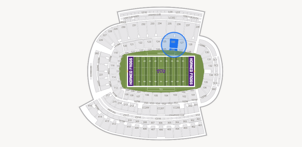 Amon G. Carter Stadium Seating Chart