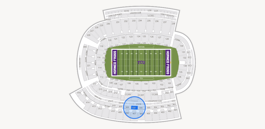 Amon G. Carter Stadium Seating Chart