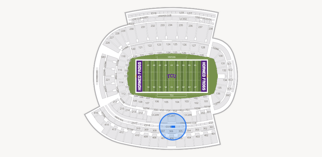 Amon G. Carter Stadium Seating Chart