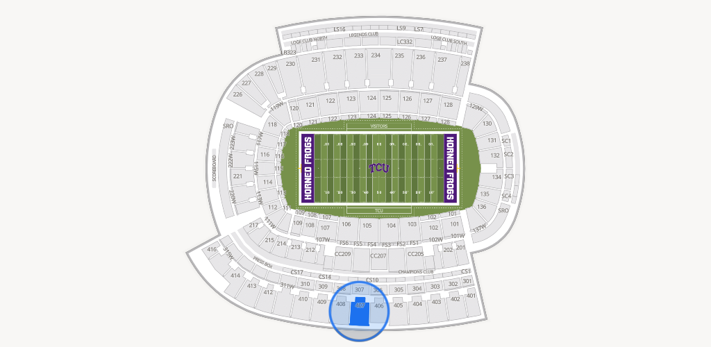 Amon G. Carter Stadium Seating Chart