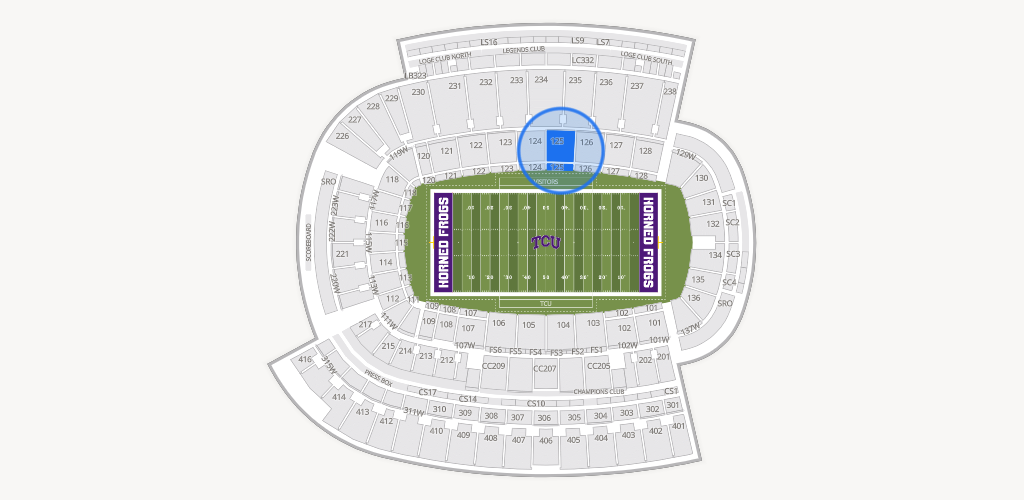 Amon G. Carter Stadium Seating Chart