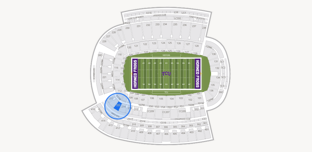 Amon G. Carter Stadium Seating Chart