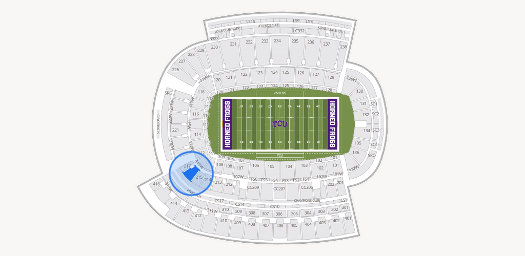 Amon G. Carter Stadium Seating Chart