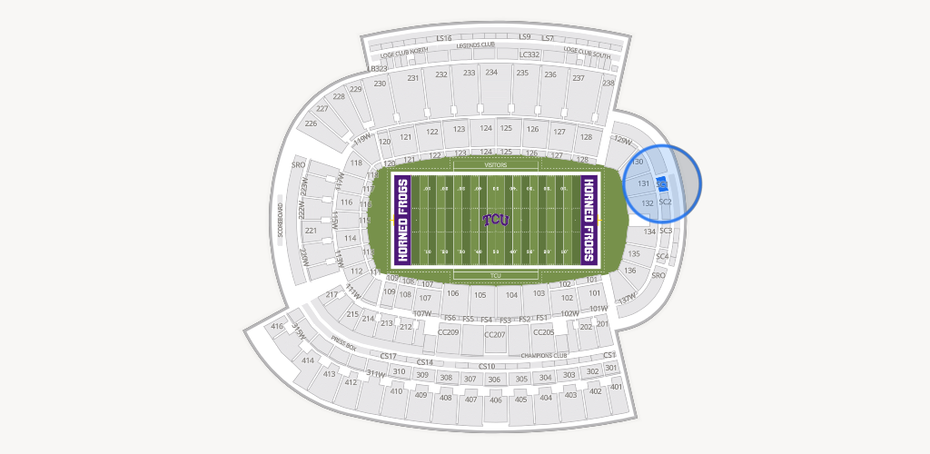Amon G. Carter Stadium Seating Chart