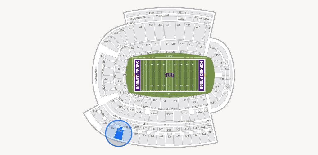 Amon G. Carter Stadium Seating Chart
