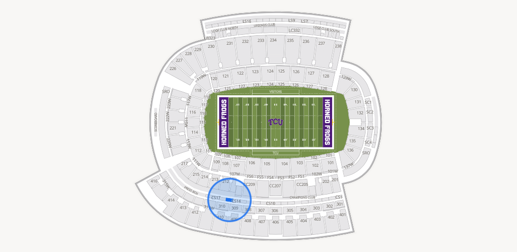 Amon G. Carter Stadium Seating Chart