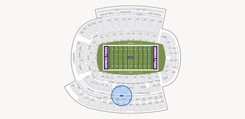 Amon G. Carter Stadium Seating Chart