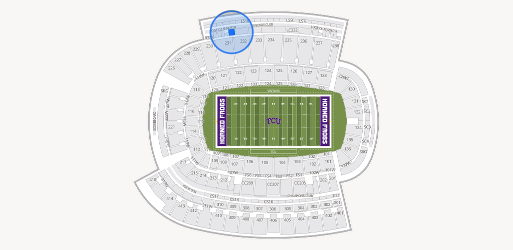 Amon G. Carter Stadium Seating Chart