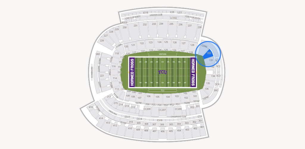 Amon G. Carter Stadium Seating Chart