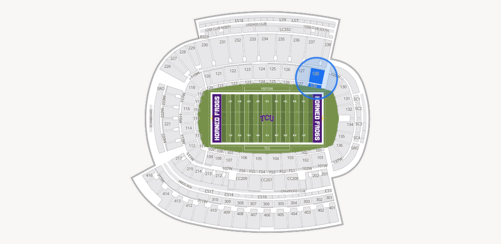 Amon G. Carter Stadium Seating Chart