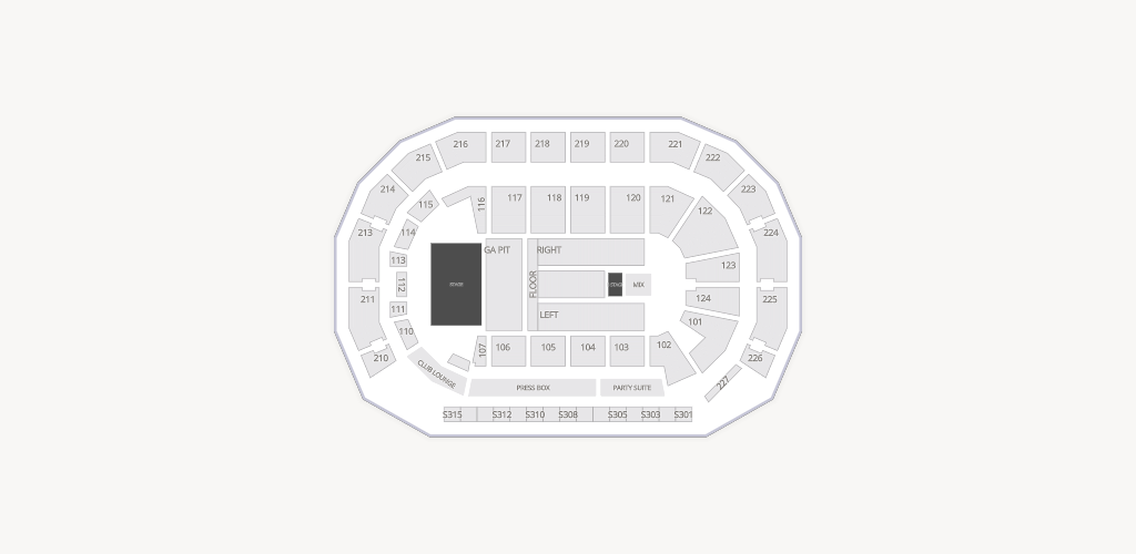 AMSOIL Arena Seating Chart