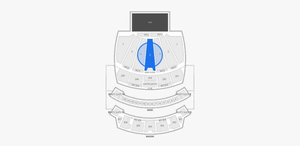 Arizona Financial Theatre Seating Chart