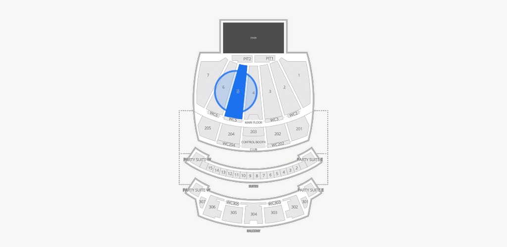 Arizona Financial Theatre Seating Chart