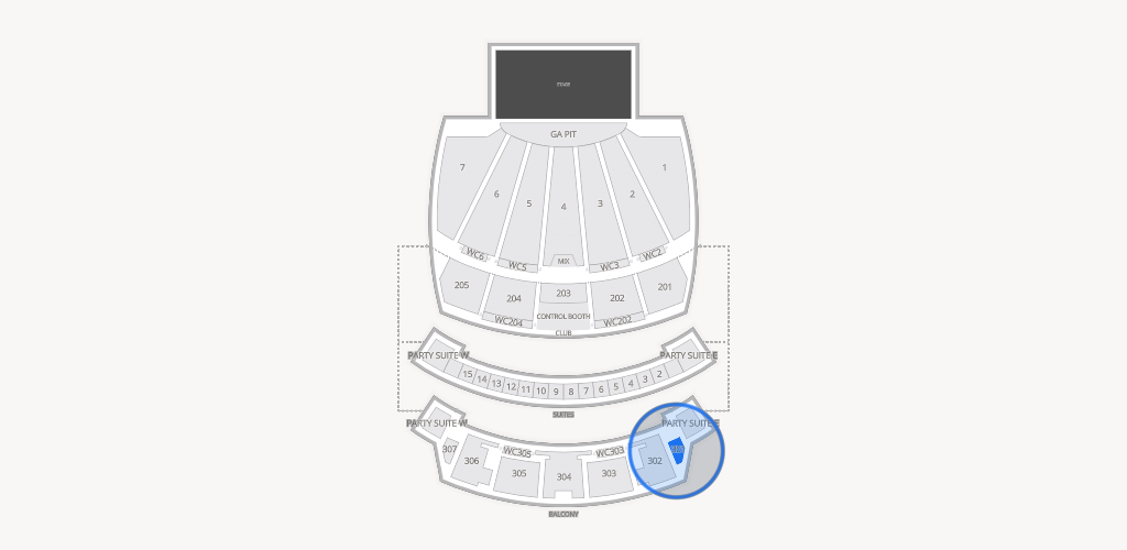 Arizona Financial Theatre Seating Chart