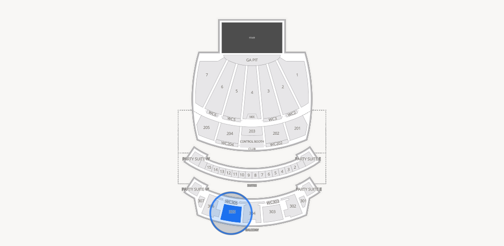 Arizona Financial Theatre Seating Chart