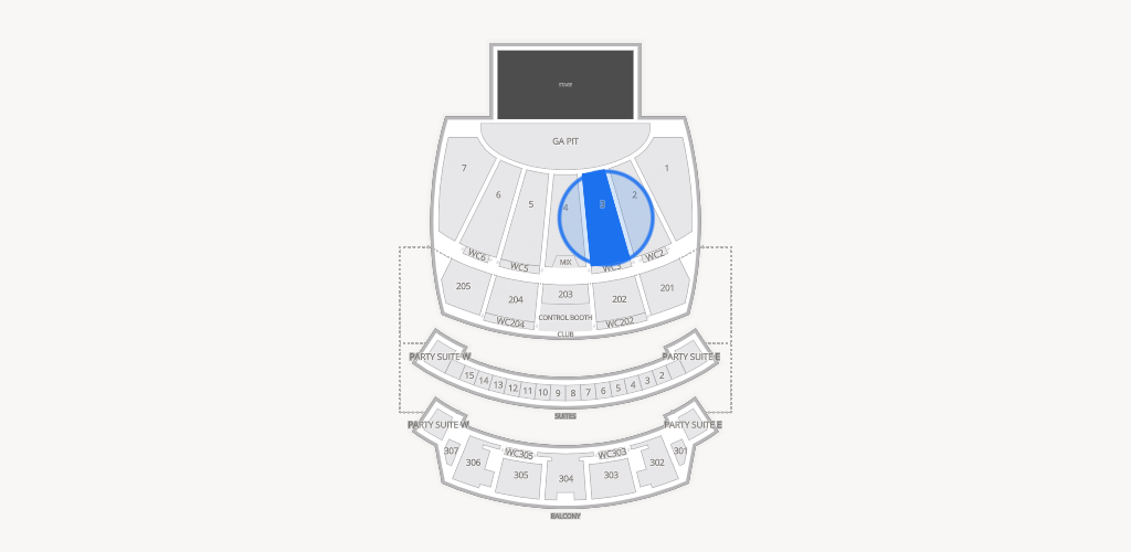 Arizona Financial Theatre Seating Chart
