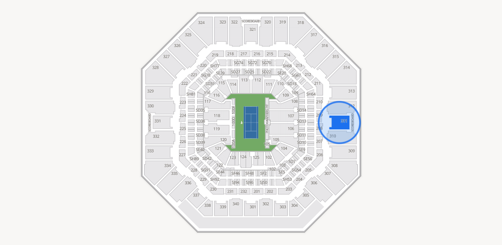 Arthur Ashe Stadium Seating Chart