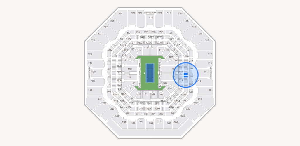 Arthur Ashe Stadium Seating Chart