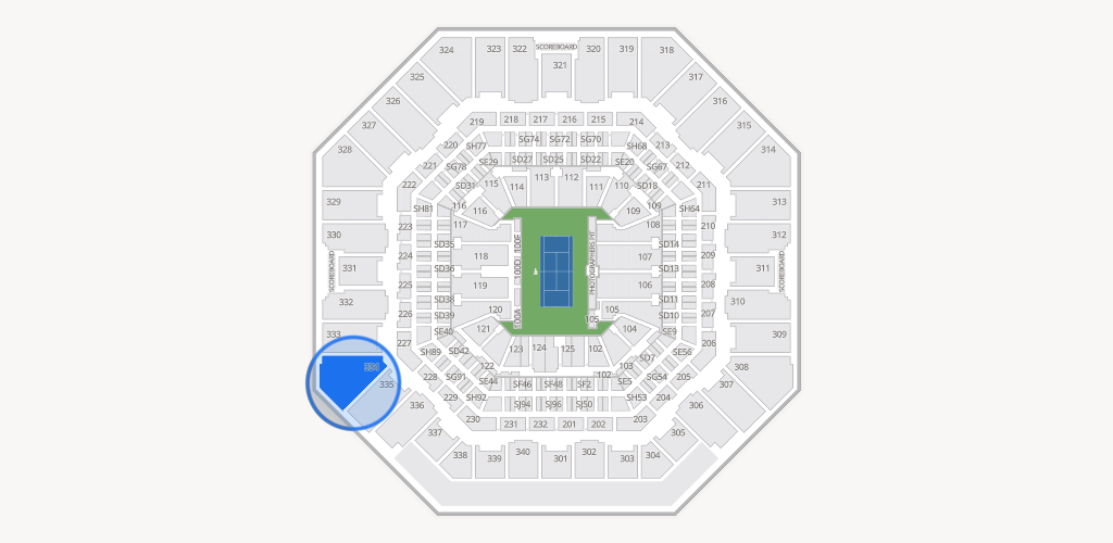Arthur Ashe Stadium Seating Chart