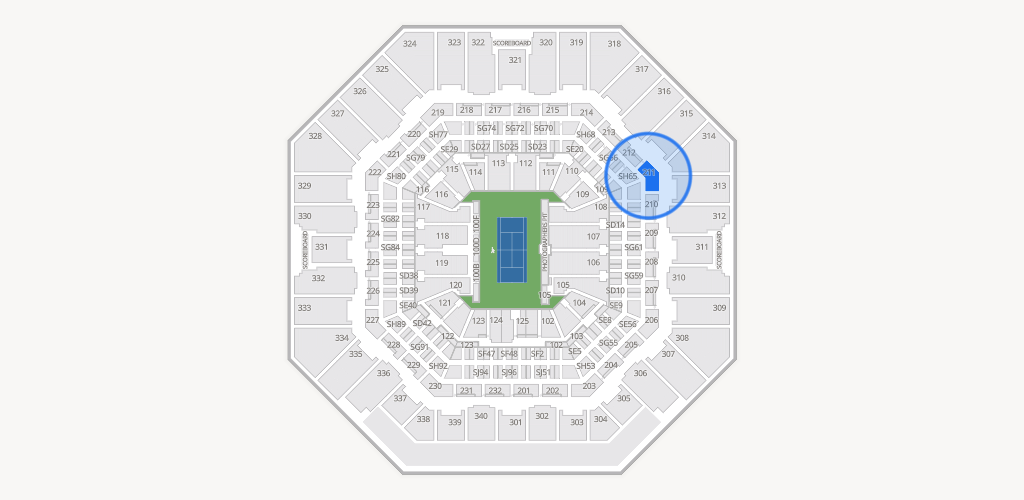 Arthur Ashe Stadium Seating Chart