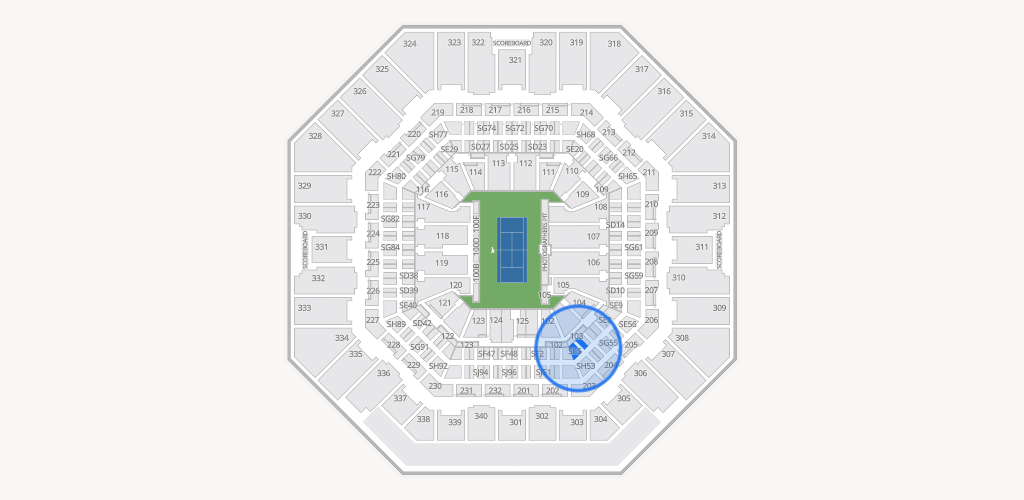 Arthur Ashe Stadium Seating Chart