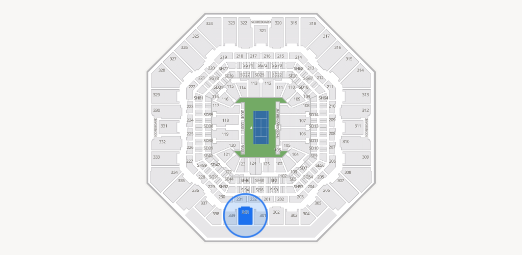 Arthur Ashe Stadium Seating Chart
