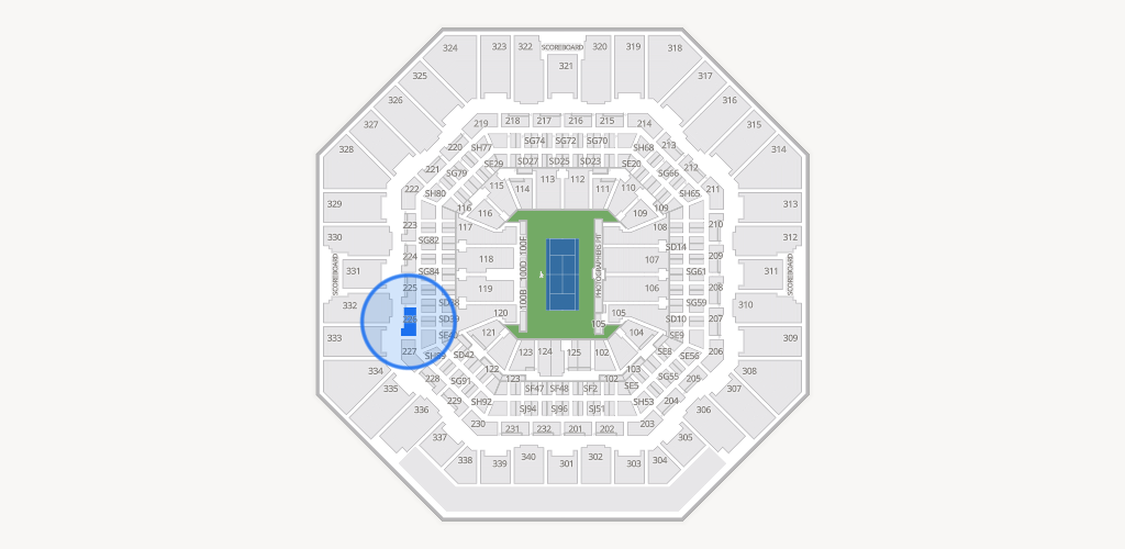 Arthur Ashe Stadium Seating Chart