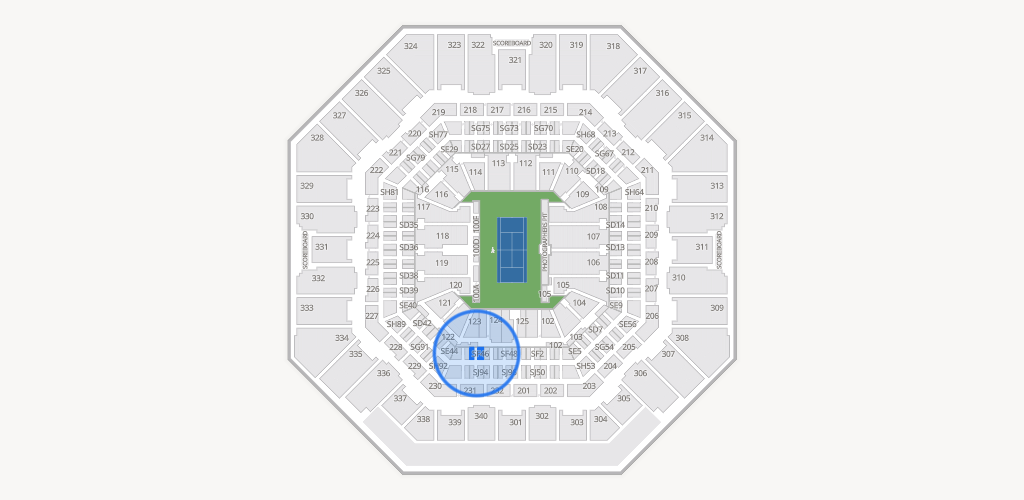 Arthur Ashe Stadium Seating Chart