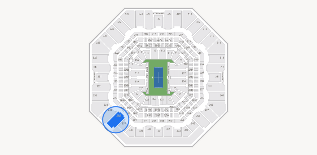 Arthur Ashe Stadium Seating Chart