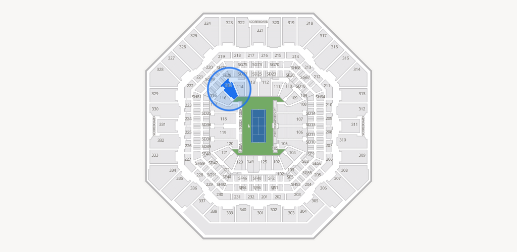 Arthur Ashe Stadium Seating Chart