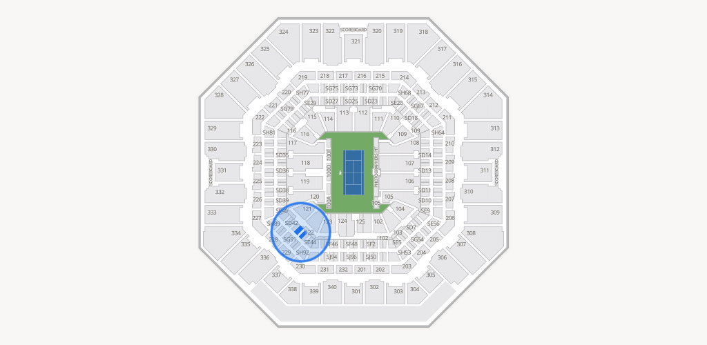 Arthur Ashe Stadium Seating Chart