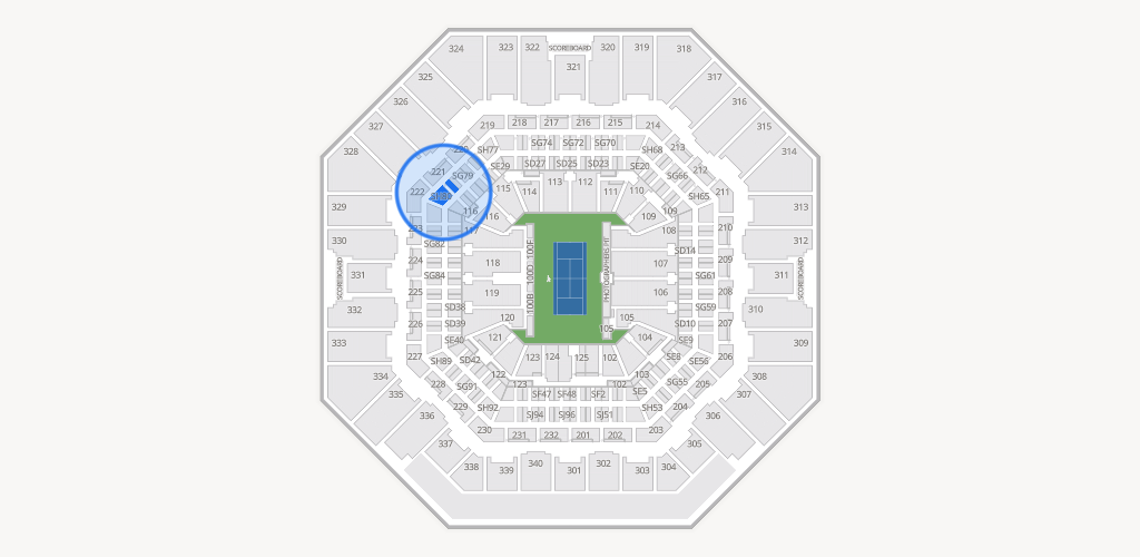 Arthur Ashe Stadium Seating Chart