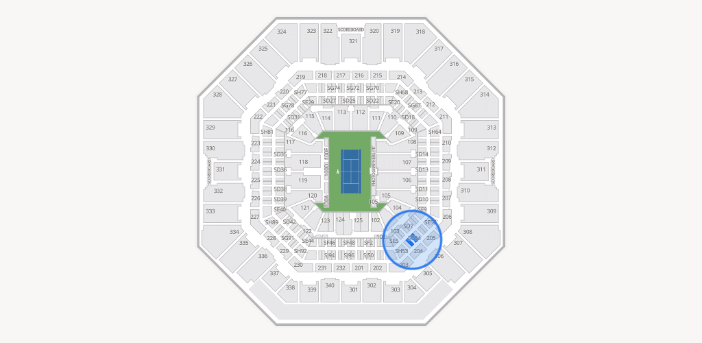 Arthur Ashe Stadium Seating Chart