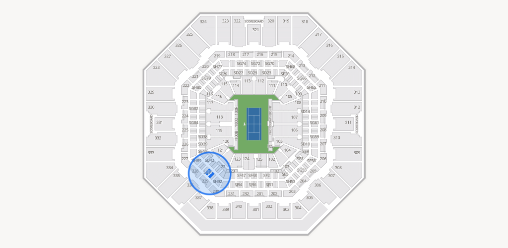 Arthur Ashe Stadium Seating Chart