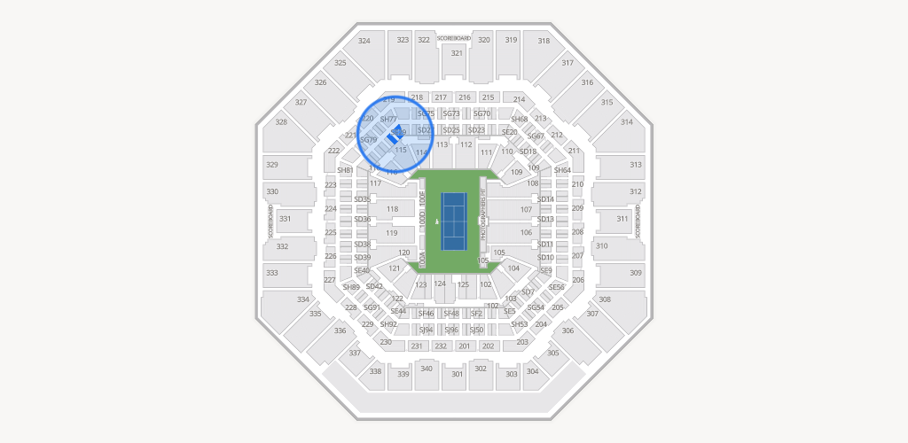 Arthur Ashe Stadium Seating Chart