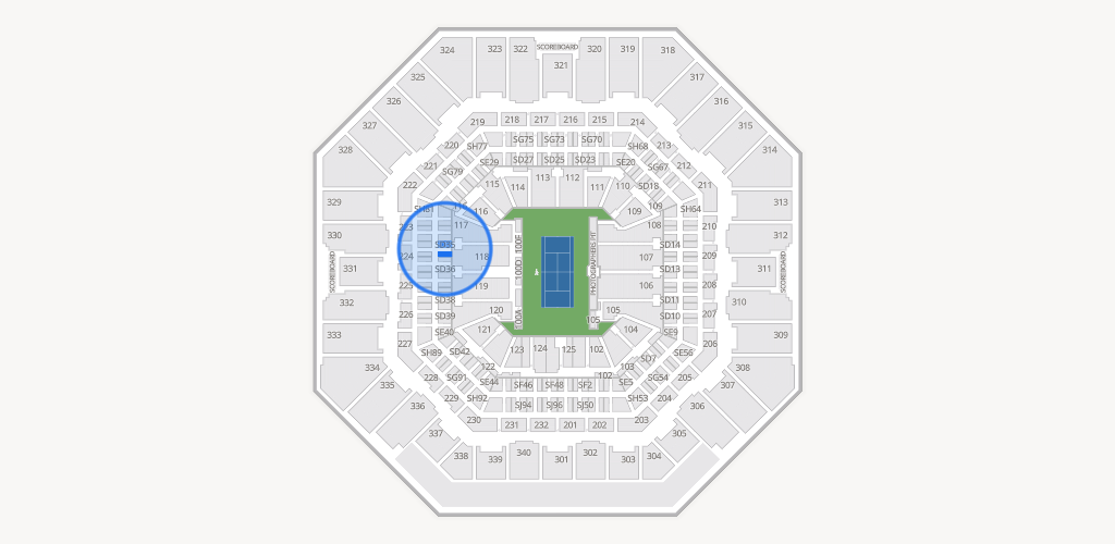 Arthur Ashe Stadium Seating Chart