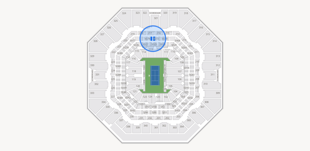 Arthur Ashe Stadium Seating Chart