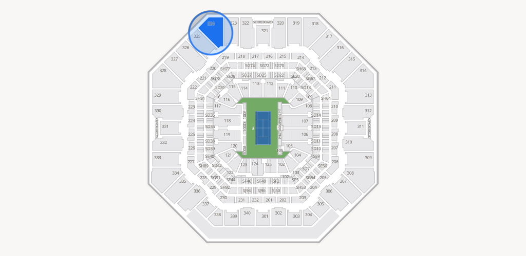 Arthur Ashe Stadium Seating Chart