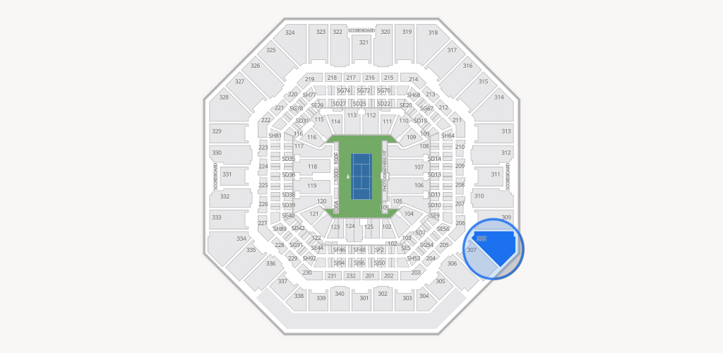 Arthur Ashe Stadium Seating Chart