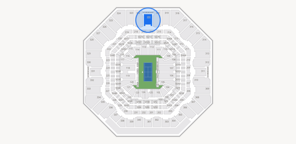 Arthur Ashe Stadium Seating Chart
