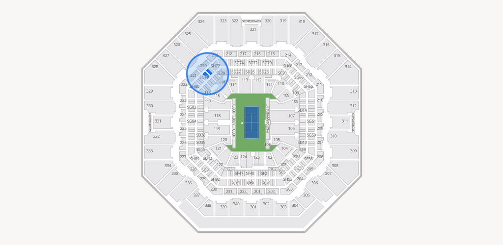 Arthur Ashe Stadium Seating Chart