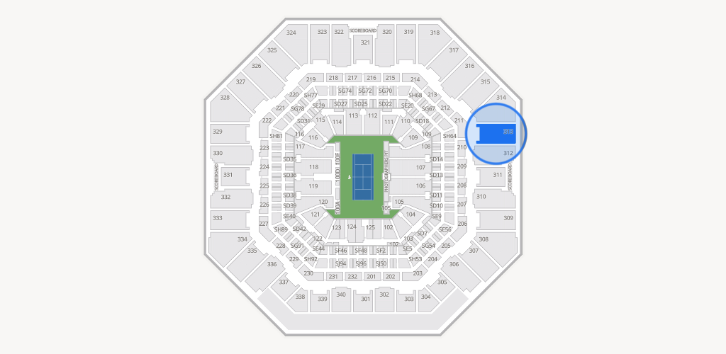 Arthur Ashe Stadium Seating Chart