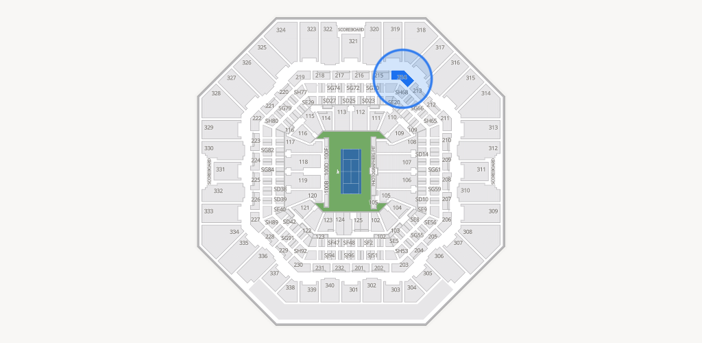 Arthur Ashe Stadium Seating Chart