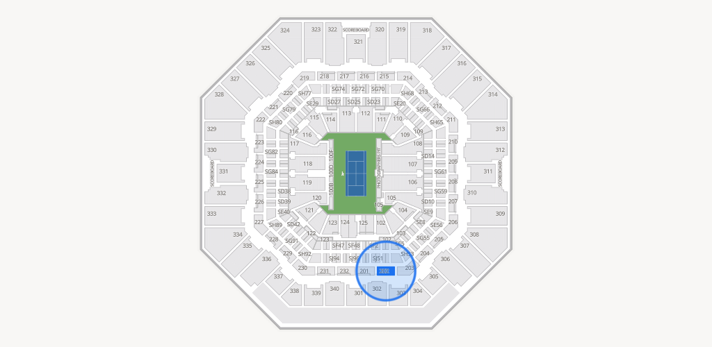 Arthur Ashe Stadium Seating Chart