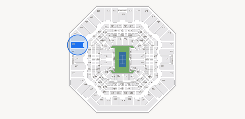Arthur Ashe Stadium Seating Chart