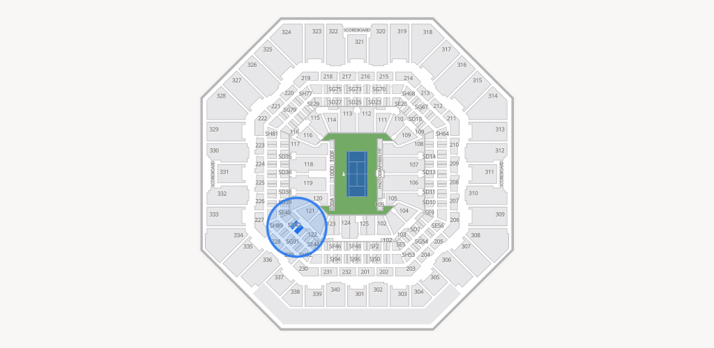 Arthur Ashe Stadium Seating Chart