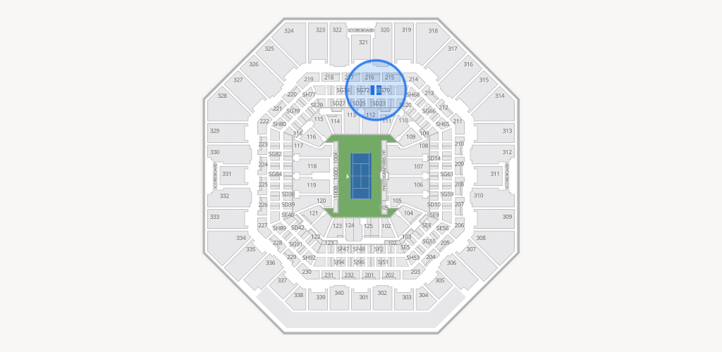 Arthur Ashe Stadium Seating Chart