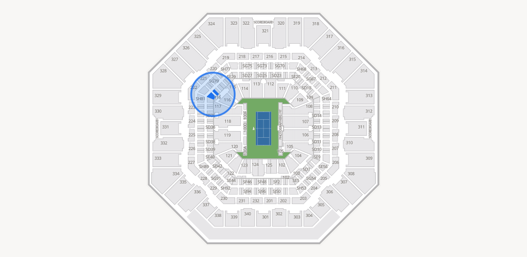 Arthur Ashe Stadium Seating Chart