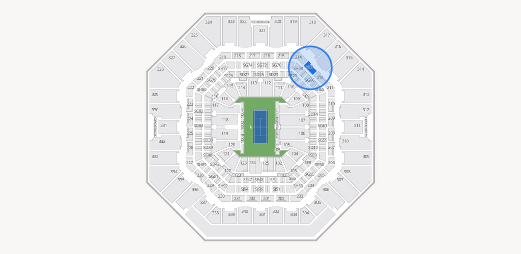 Arthur Ashe Stadium Seating Chart